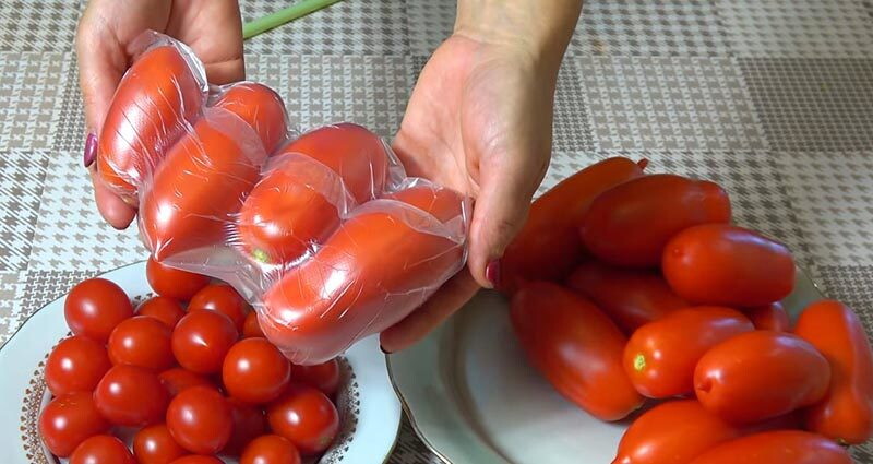 Метод позволяющий хранить томаты