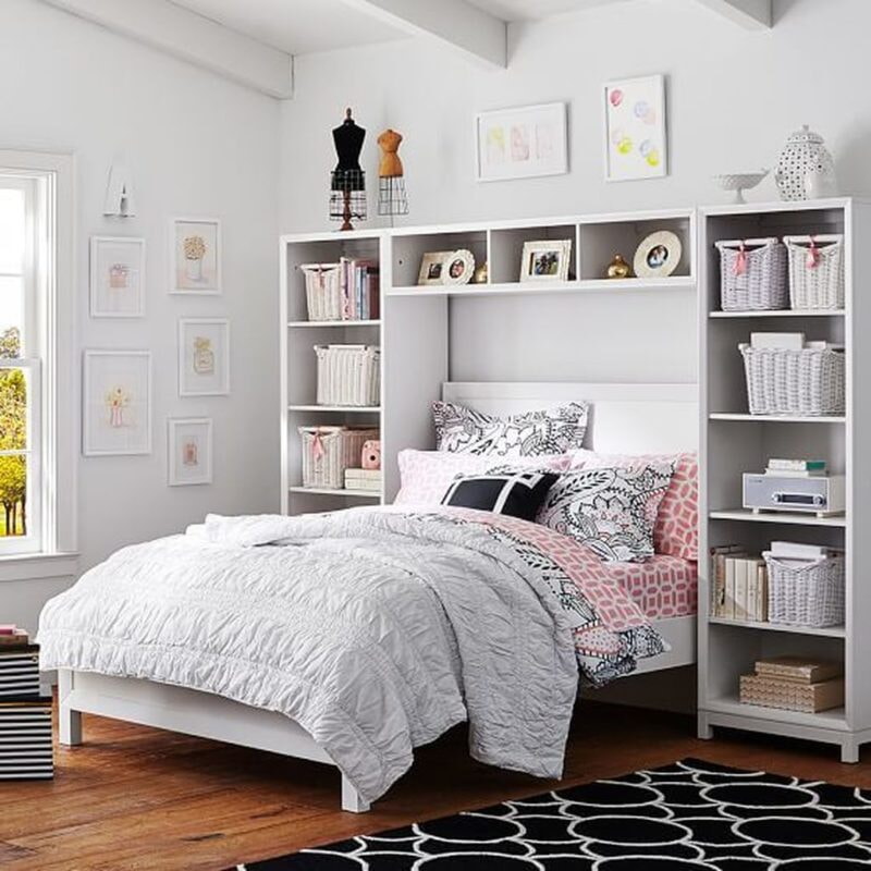 Аккуратная и продуманная комната: 25 умных идей, как рационально хранить вещи в спальне