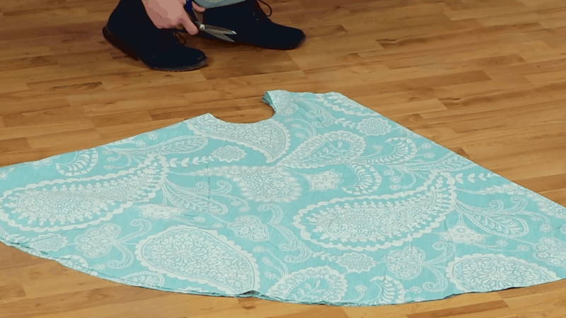 Как сделать платье без ниток и иголки