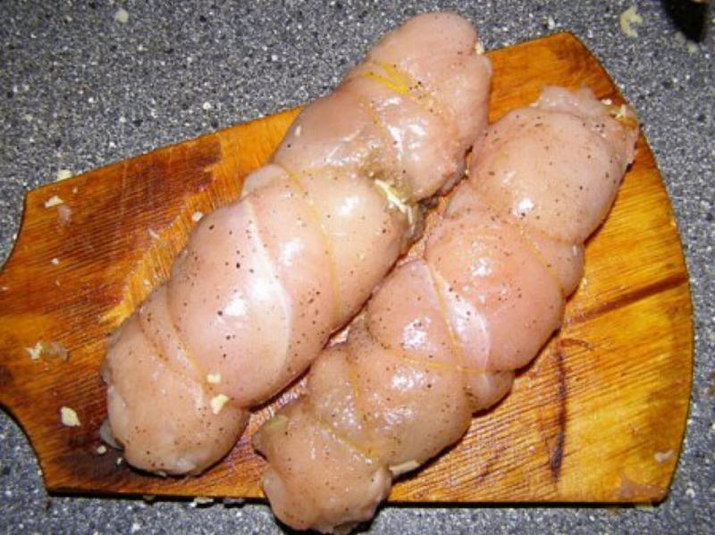 Вкуснейшие рулетики из куриного филе