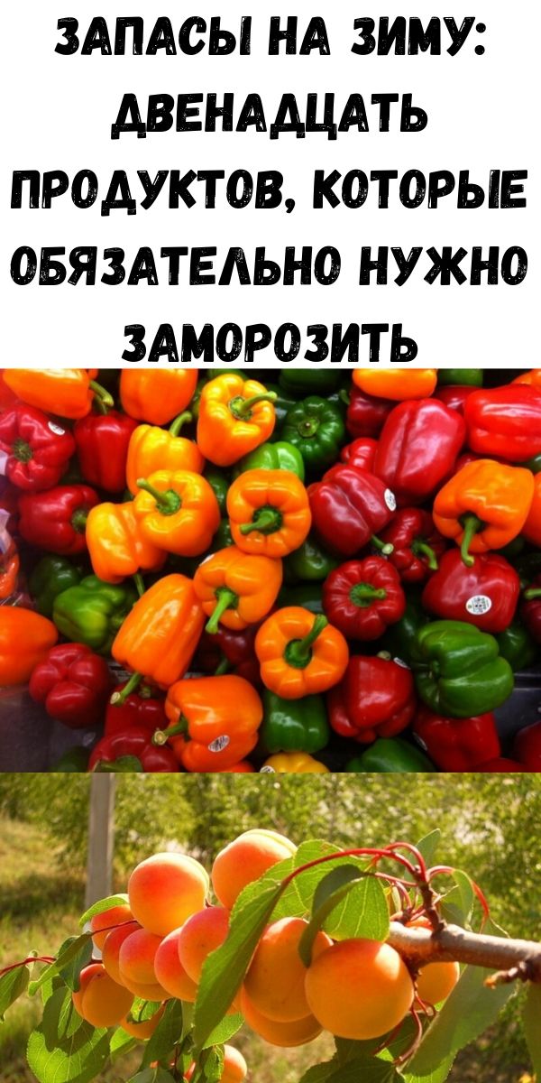 Запасы на зиму: Двенадцать продуктов, которые обязательно нужно заморозить Запасы на зиму: Двенадцать продуктов, которые обязательно нужно заморозить