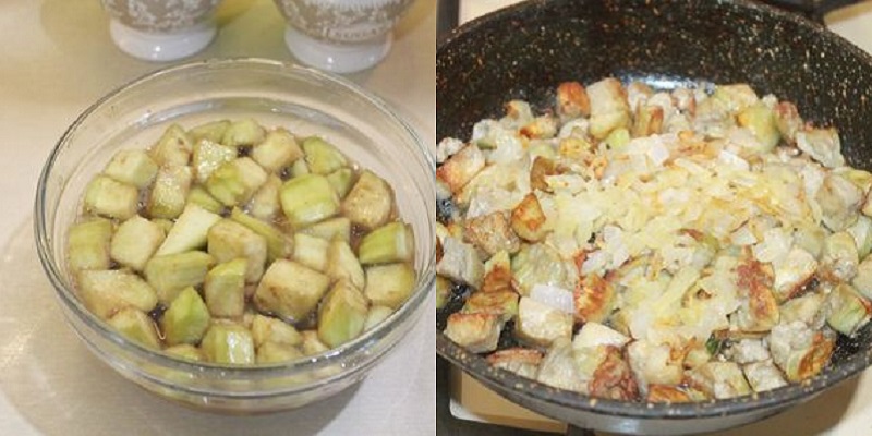 Баклажаны, жаренные с яйцом и чесноком, — домашнее блюдо с запоминающимся вкусом
