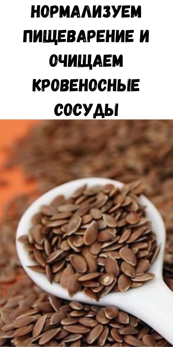 Нормализуем пищеварение и очищаем кровеносные сосуды