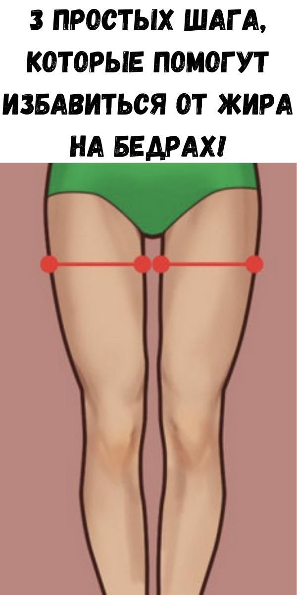 3 простых шага, которые помогут избавиться от жира на БЕДРАХ!