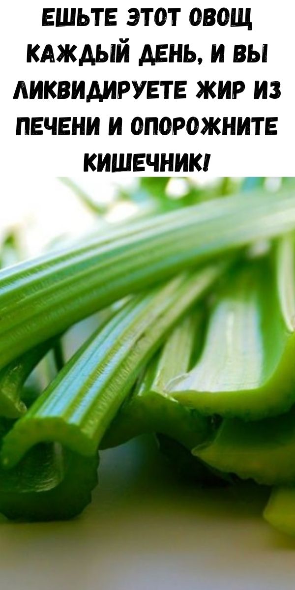 Ешьте этот овощ каждый день, и вы ликвидируете жир из печени и опорожните кишечник!
