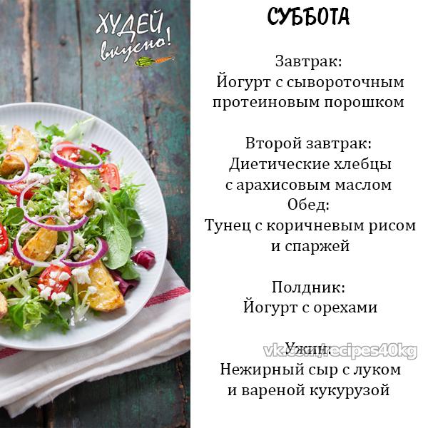 Правильное питание на 7 дней!