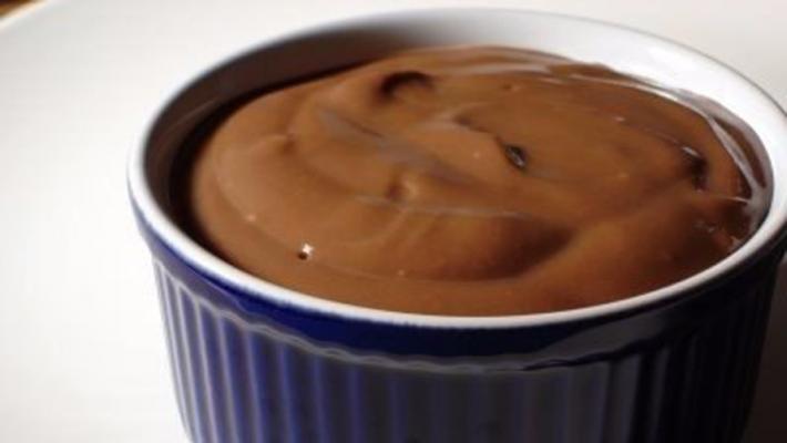 Низкокалорийный крем-десерт из творога и какао для тех, кто на диете!