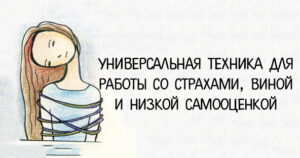 Универсальная техника для работы со страхами, виной и низкой