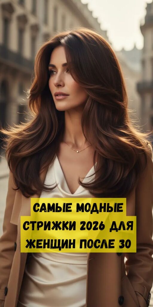 Самые модные стрижки 2026 для женщин после 30 Самые модные стрижки 2026 для женщин после 30