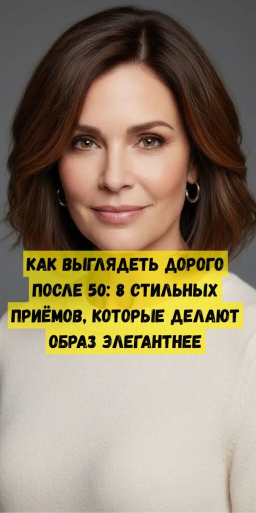 Как выглядеть дорого после 50: 8 стильных приёмов, которые делают образ элегантнее Как выглядеть дорого после 50: 8 стильных приёмов, которые делают образ элегантнее