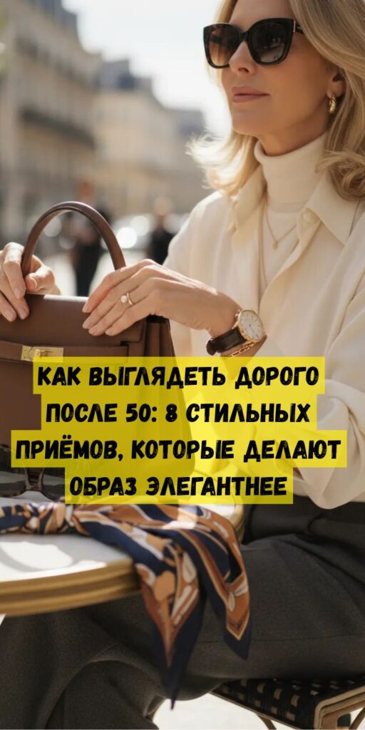 Как выглядеть дорого после 50: 8 стильных приёмов, которые делают образ элегантнее Как выглядеть дорого после 50: 8 стильных приёмов, которые делают образ элегантнее