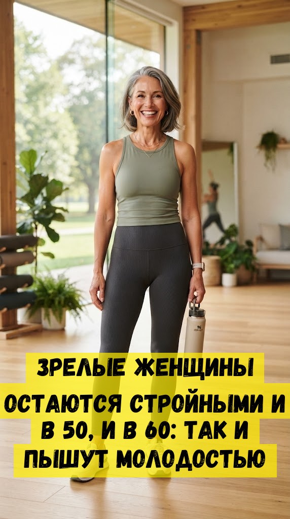 Зрелые женщины остаются стройными и в 50, и в 60: так и пышут молодостью