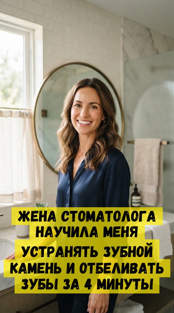 Жена стоматолога научила меня устранять зубной камень и отбеливать зубы за 4 минуты Жена стоматолога научила меня устранять зубной камень и отбеливать зубы за 4 минуты