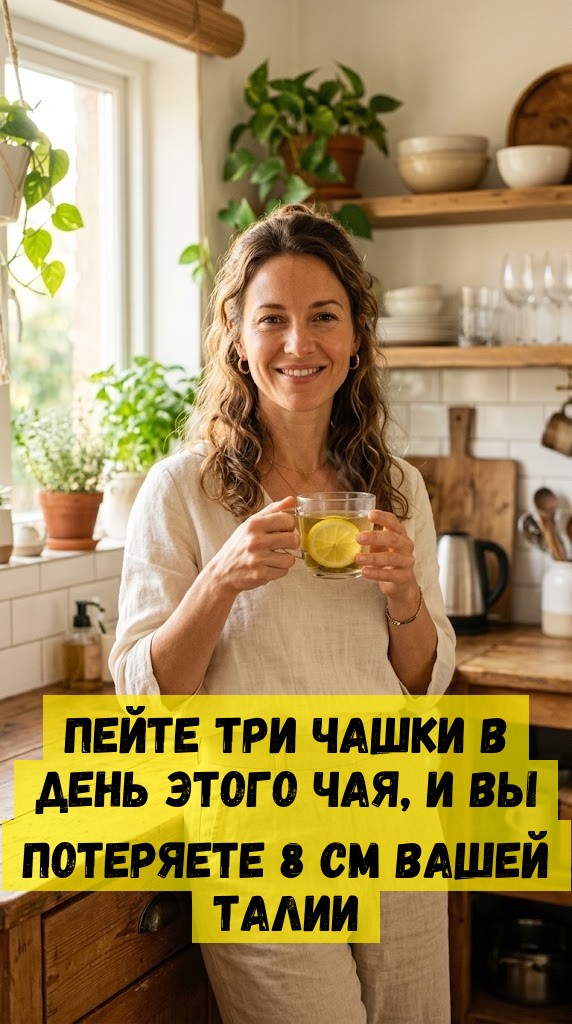 Пейте три чашки в день этого чая, и вы потеряете 8 см вашей талии