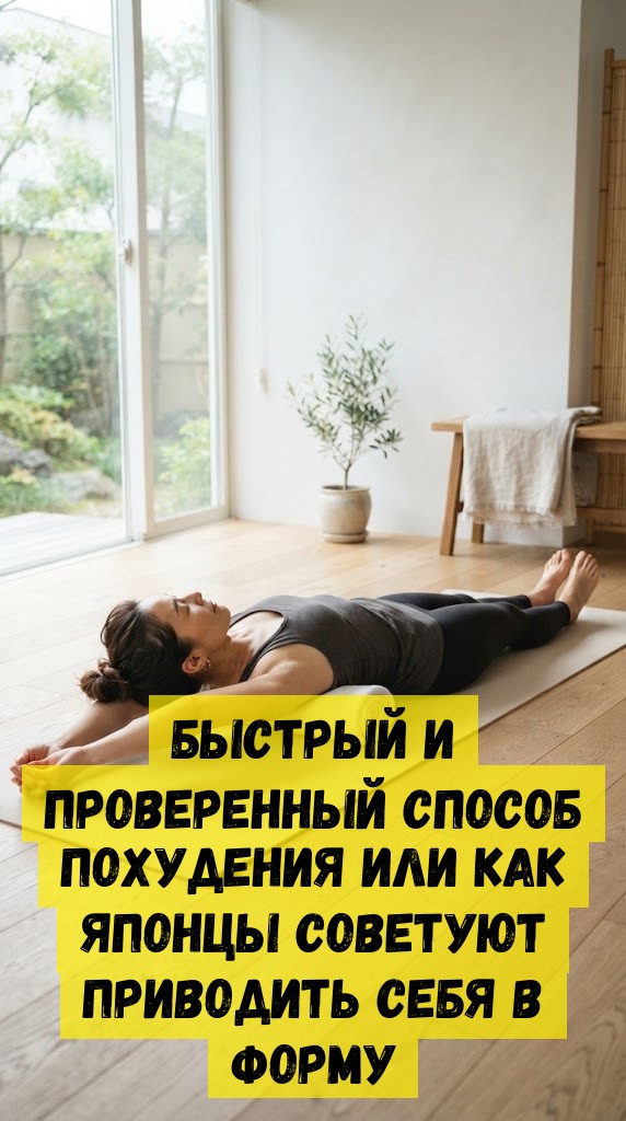 Быстрый и проверенный способ похудения или как японцы советуют приводить себя в форму