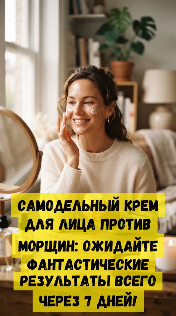 Самодельный крем для лица против морщин: ожидайте фантастические результаты всего через 7 дней!