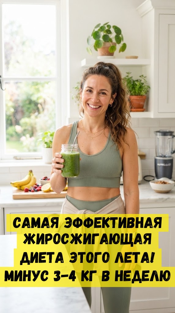 Самая эффективная жиросжигающая диета этого лета! Минус 3-4 кг в неделю