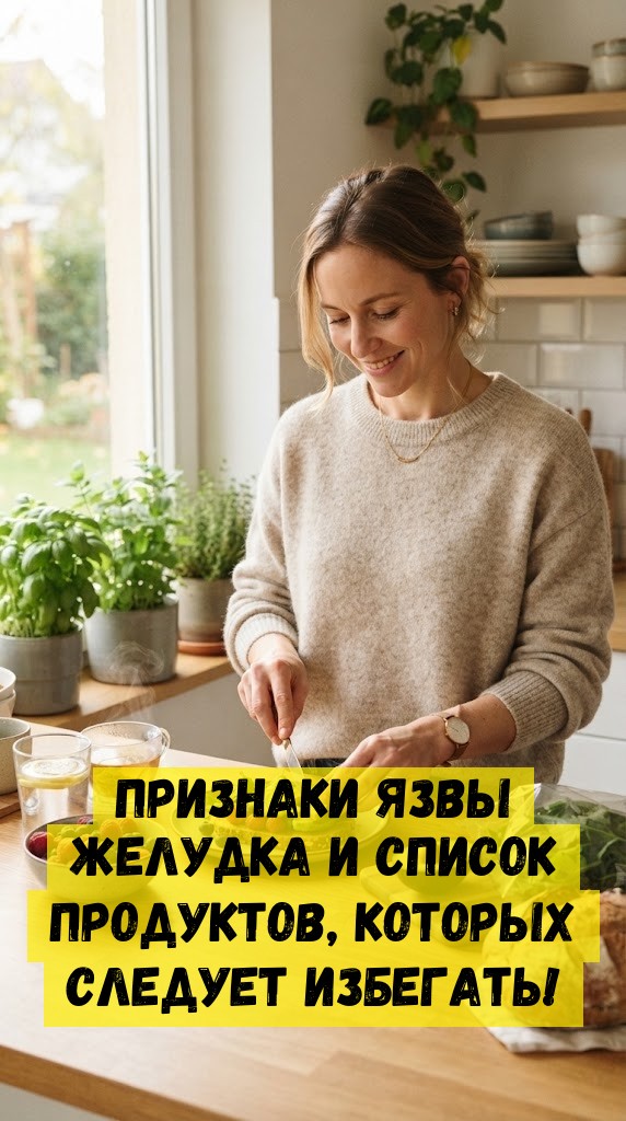 Признаки язвы желудка и список продуктов, которых следует избегать!