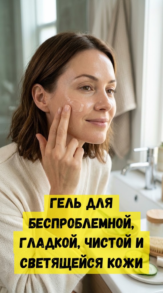 Гель для беспроблемной, гладкой, чистой и светящейся кожи
