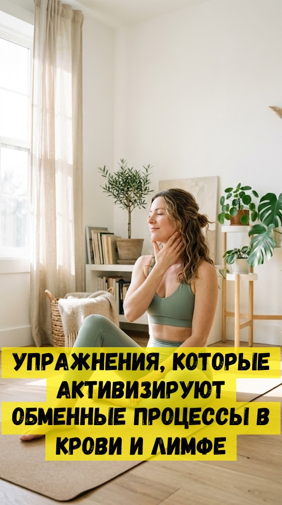 Упражнения, которые активизируют обменные процессы в крови и лимфе Упражнения, которые активизируют обменные процессы в крови и лимфе