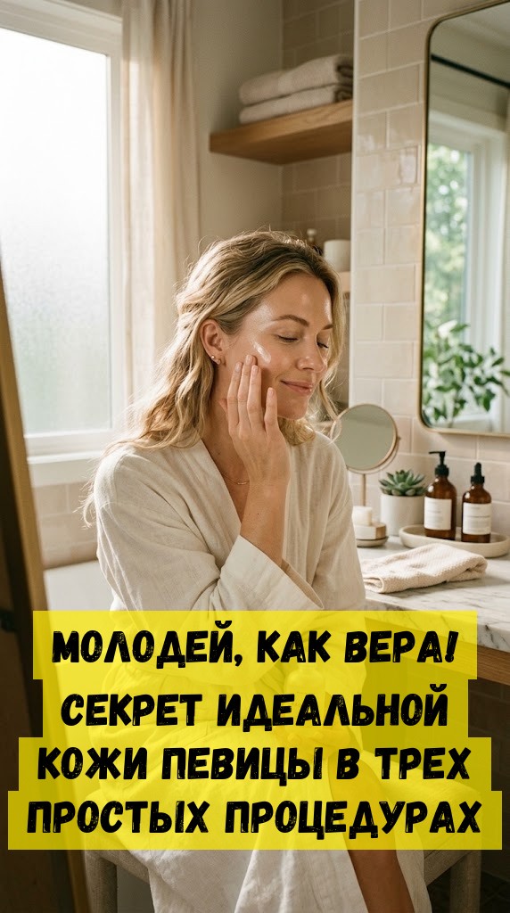 Молодей, как Вера! Секрет идеальной кожи певицы в трех простых процедурах