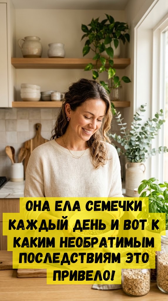 Она ела семечки каждый день и вот к каким необратимым последствиям это привело!