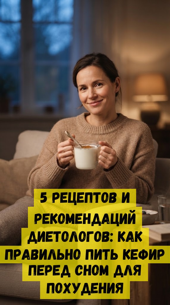 5 рецептов и рекомендаций диетологов: как правильно пить кефир перед сном для похудения