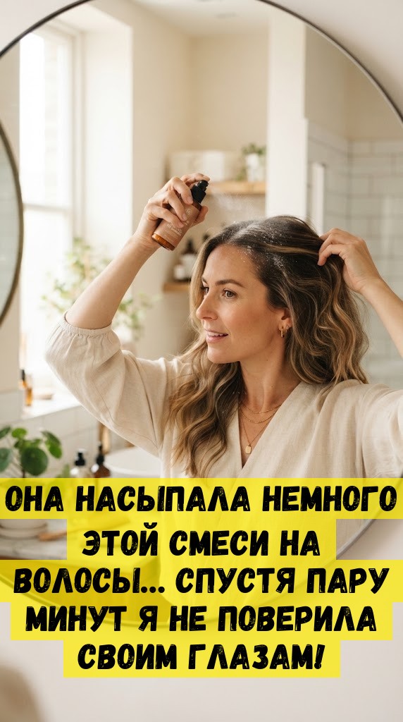 Она насыпала немного этой смеси на волосы… Спустя пару минут я не поверила своим глазам! Она насыпала немного этой смеси на волосы… Спустя пару минут я не поверила своим глазам!