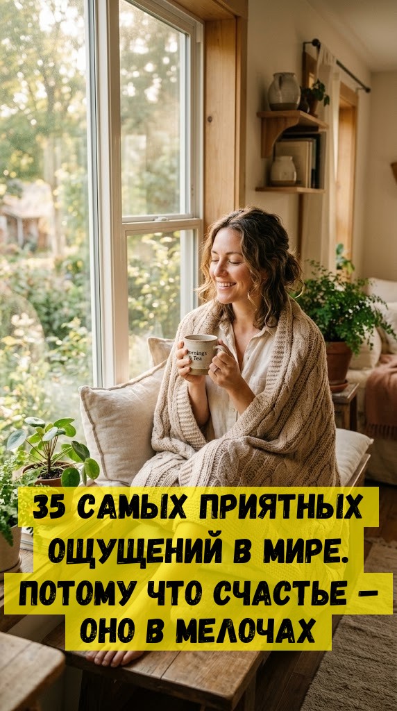 35 самых приятных ощущений в мире. Потому что счастье &ndash; оно в мелочах