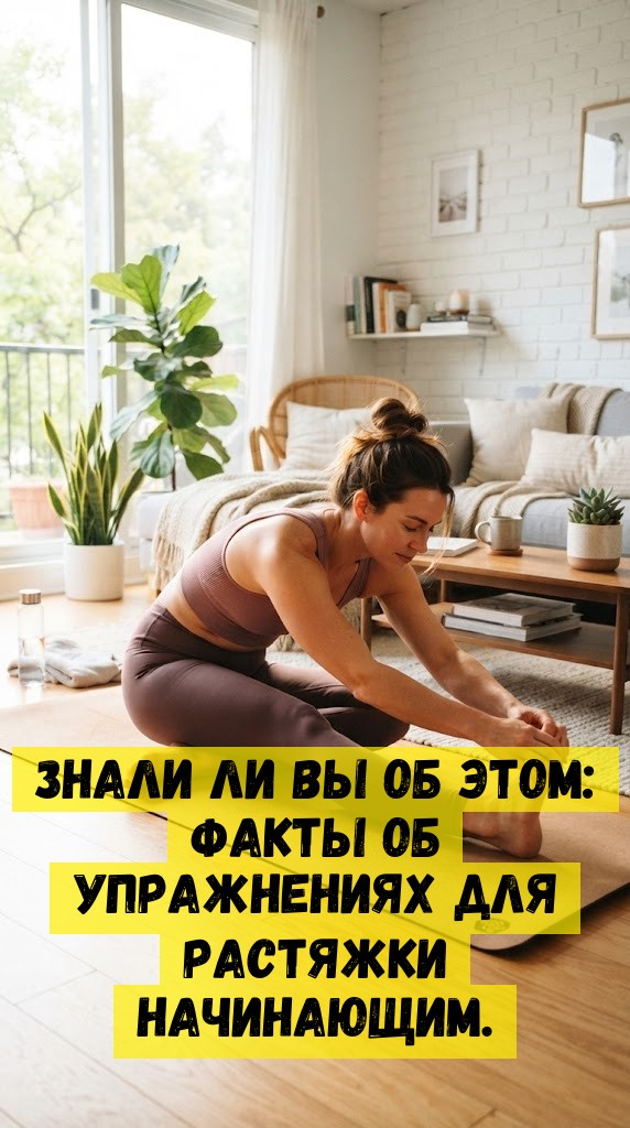 Знали ли вы об этом: факты об упражнениях для растяжки начинающим.