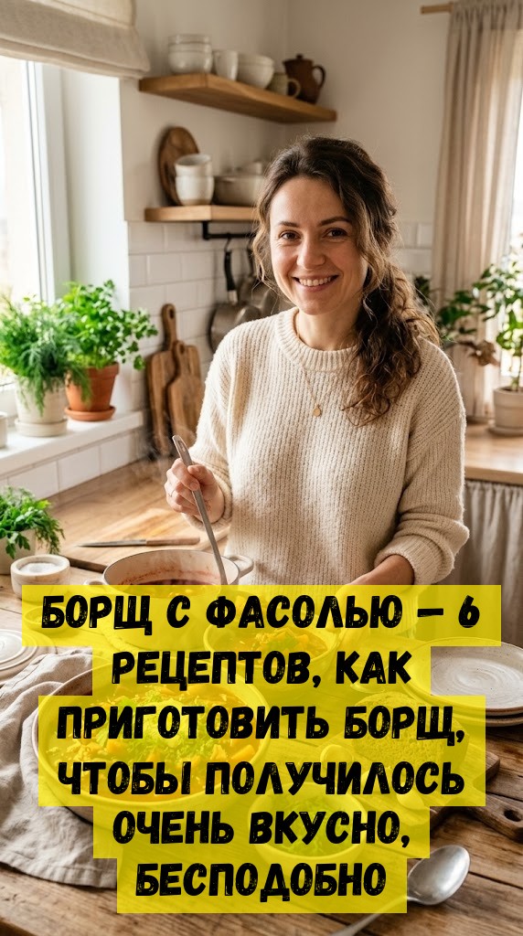 Борщ с фасолью &mdash; 6 рецептов, как приготовить борщ, чтобы получилось очень вкусно, бесподобно