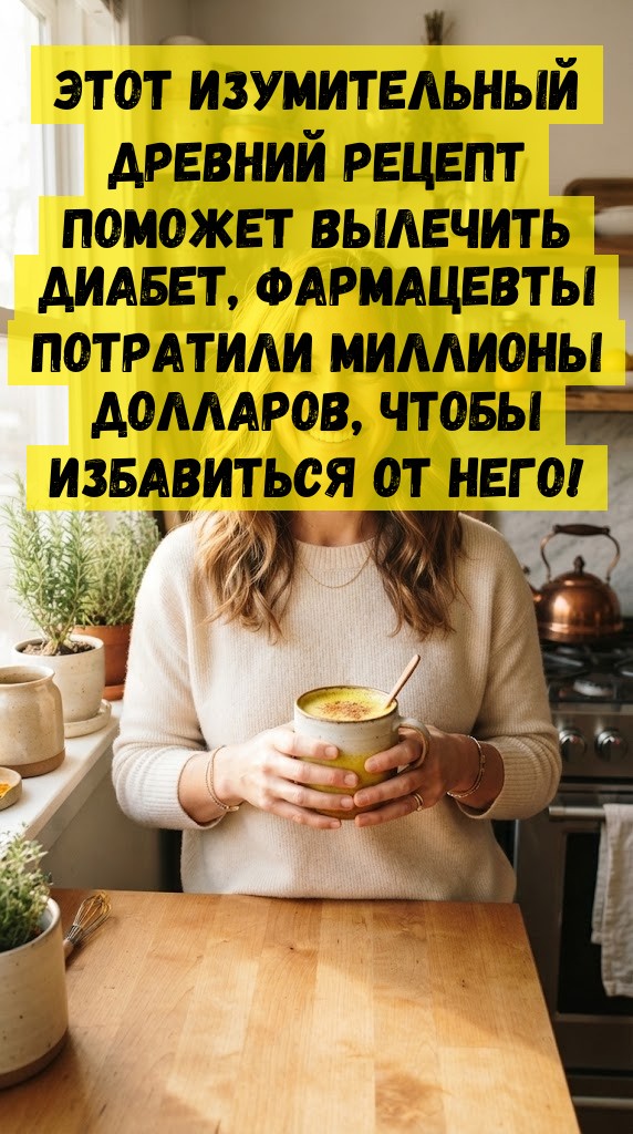 Этот изумительный древний рецепт поможет вылечить диабет, фармацевты потратили миллионы долларов, чтобы избавиться от него! Этот изумительный древний рецепт поможет вылечить диабет, фармацевты потратили миллионы долларов, чтобы избавиться от него!