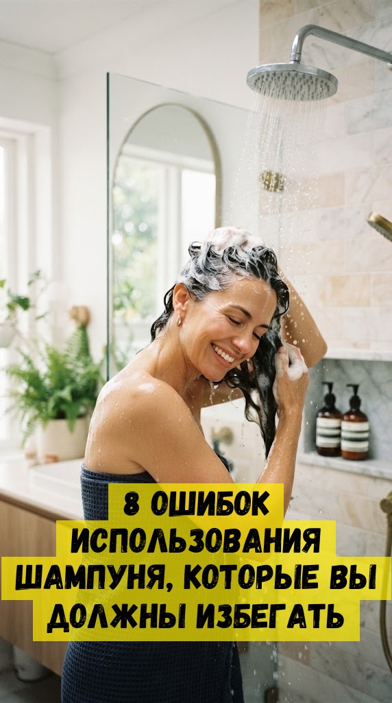 8 ошибок использования шампуня, которые вы должны избегать