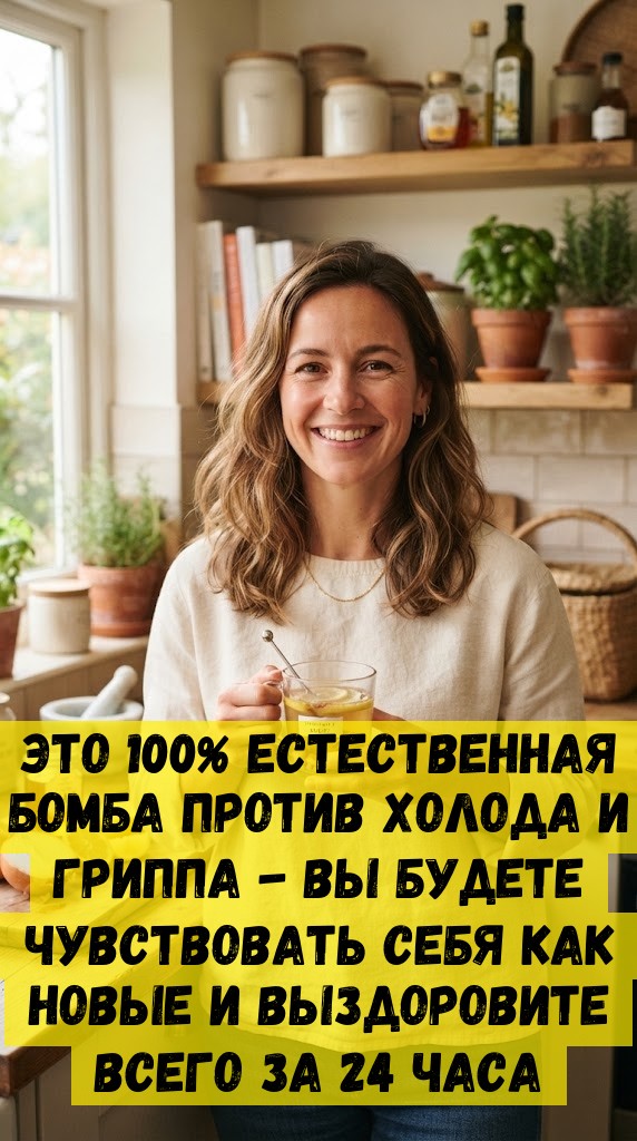 Это 100% естественная бомба против холода и гриппа - вы будете чувствовать себя как новые и выздоровите всего за 24 часа Это 100% естественная бомба против холода и гриппа - вы будете чувствовать себя как новые и выздоровите всего за 24 часа