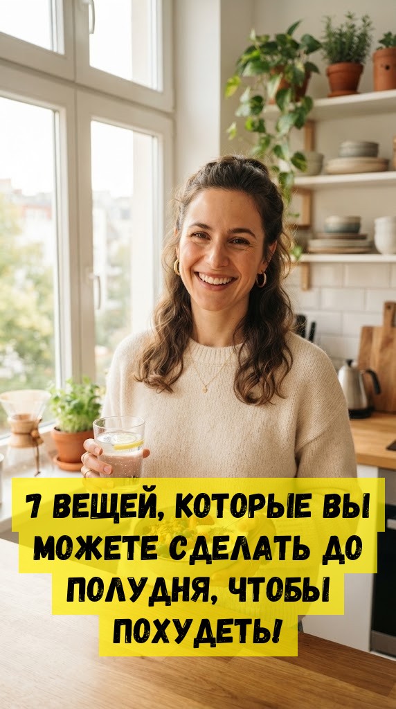 7 вещей, которые вы можете сделать до полудня, чтобы похудеть!