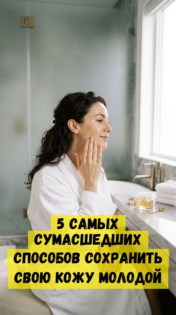5 самых сумасшедших способов сохранить свою кожу молодой