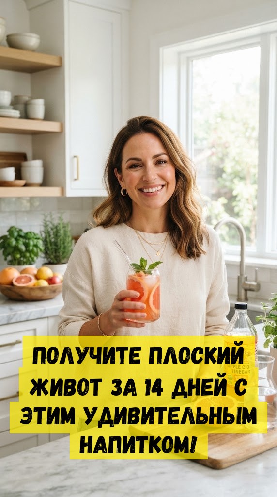 Получите плоский живот за 14 дней с этим удивительным напитком!