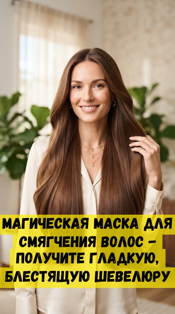 Магическая маска для смягчения волос - получите гладкую, блестящую шевелюру