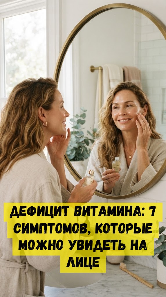 Дефицит витамина: 7 симптомов, которые можно увидеть на лице