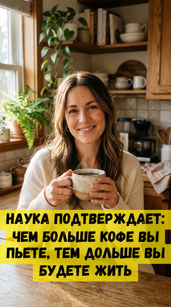 Наука подтверждает: чем больше кофе вы пьете, тем дольше вы будете жить