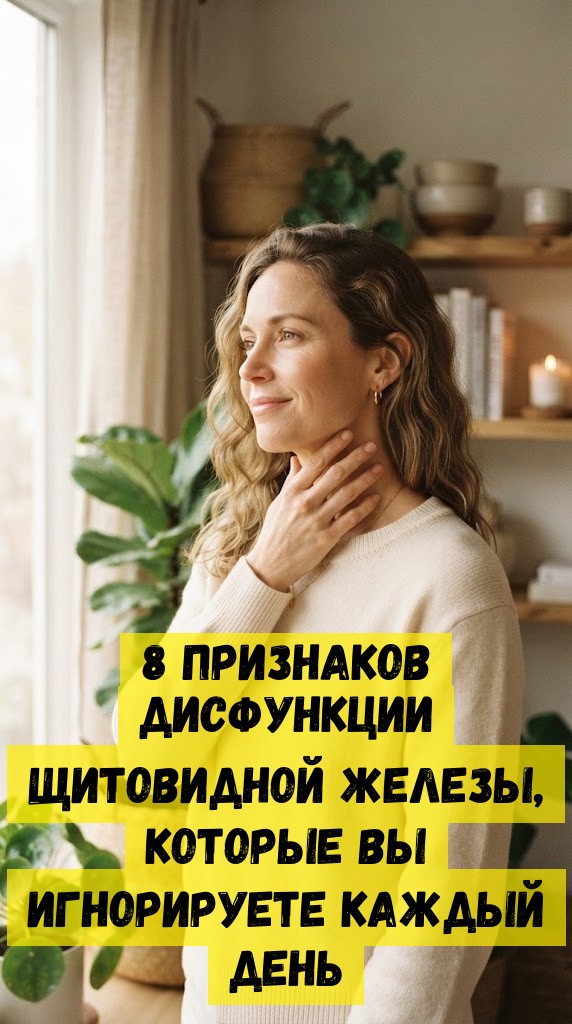 8 признаков дисфункции щитовидной железы, которые вы игнорируете каждый день