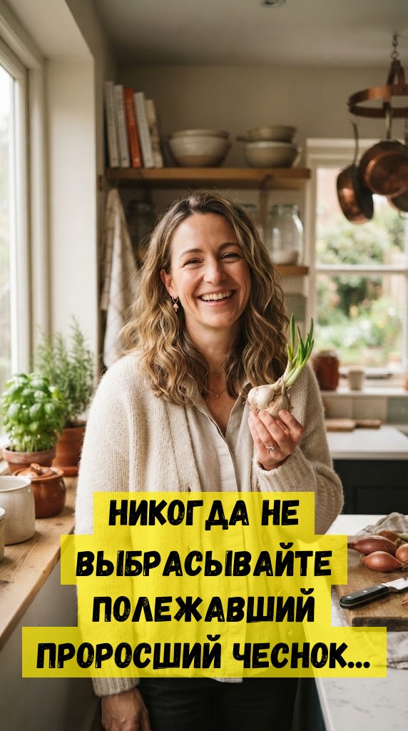 Никогда не выбрасывайте полежавший проросший чеснок...