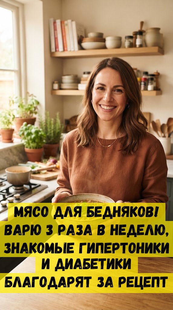 Мясо для бедняков! Варю 3 раза в неделю, знакомые гипертоники и диабетики благодарят за рецепт Мясо для бедняков! Варю 3 раза в неделю, знакомые гипертоники и диабетики благодарят за рецепт