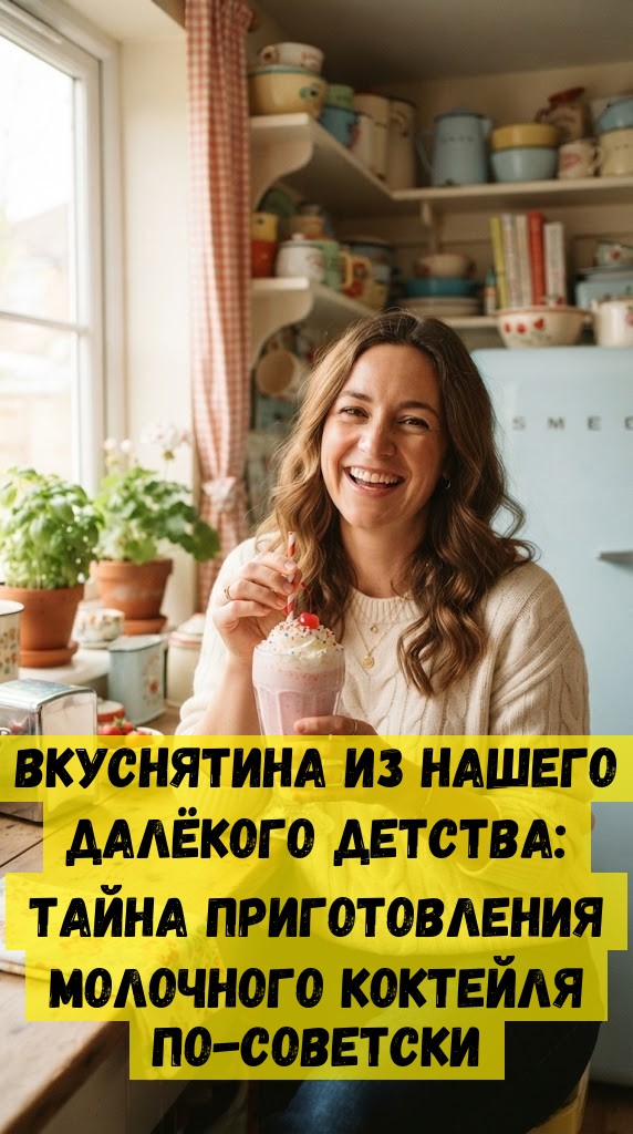 Вкуснятина из нашего далёкого детства: тайна приготовления молочного коктейля по-советски