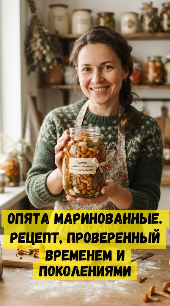 Опята маринованные. Рецепт, проверенный временем и поколениями