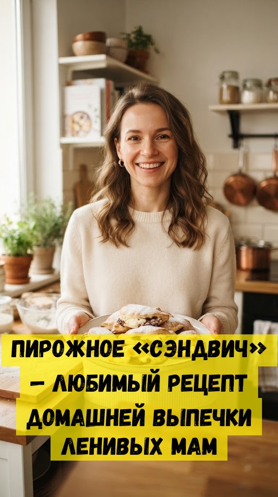 Пирожное &laquo;Сэндвич&raquo; &mdash; любимый рецепт домашней выпечки ленивых мам