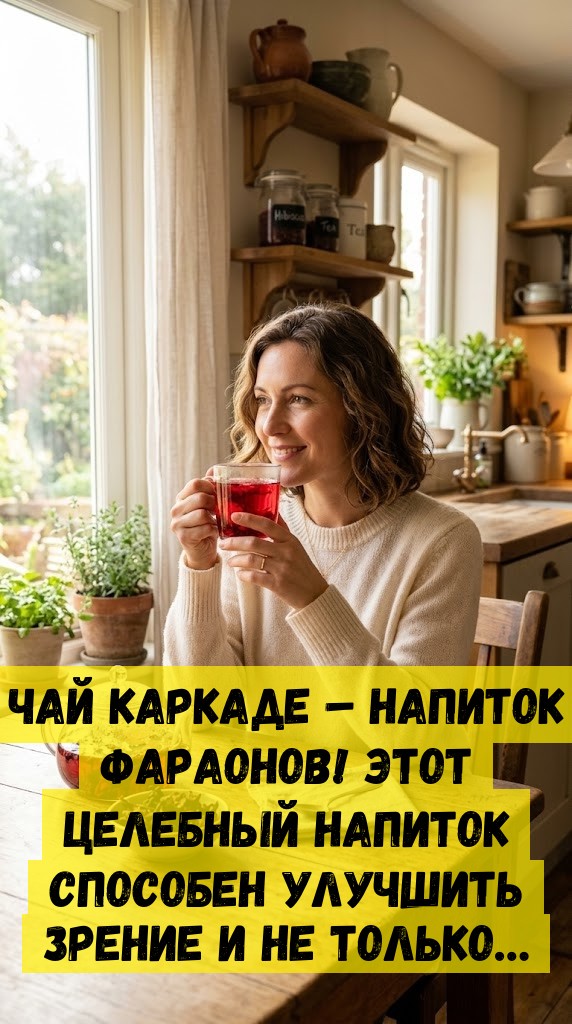 Чай каркаде &ndash; напиток фараонов! Этот целебный напиток способен улучшить зрение и не только&hellip;