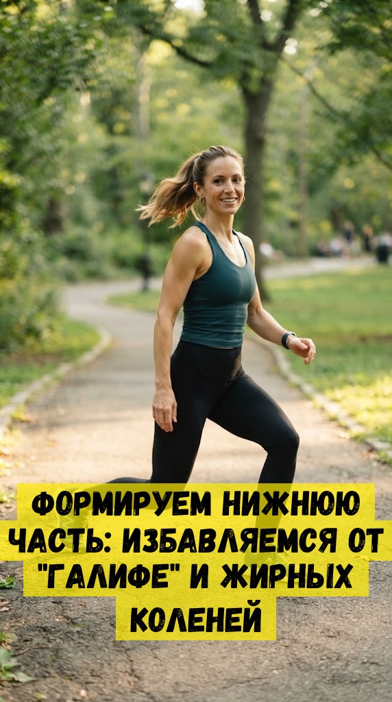 Формируем нижнюю часть: избавляемся от "галифе" и жирных коленей