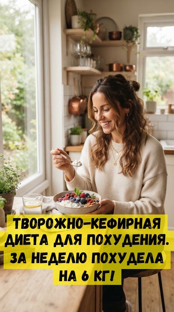 Творожно-кефирная диета для похудения. За неделю похудела на 6 кг!