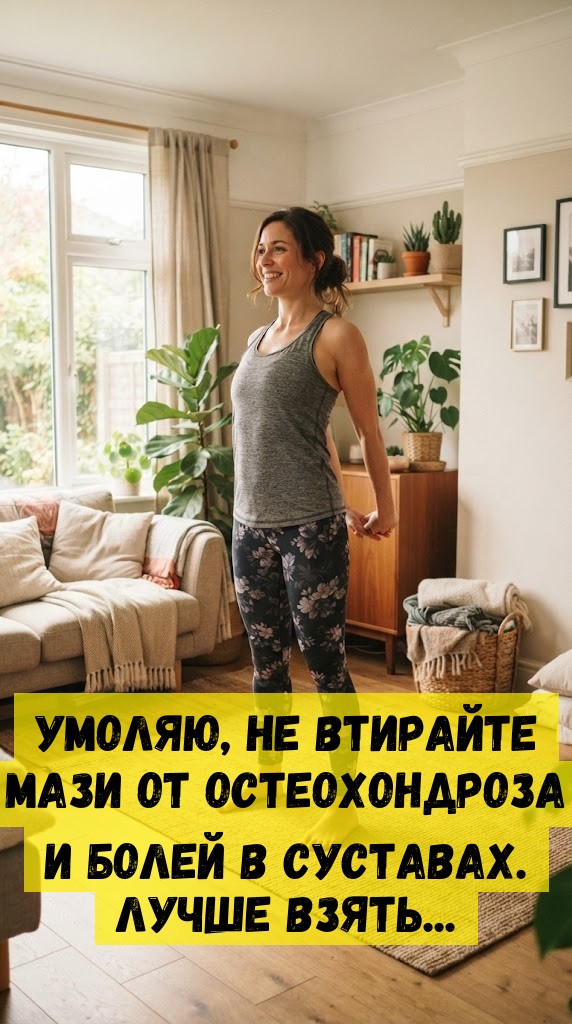 Умоляю, не втирайте мази от остеохондроза и болей в суставах. Лучше взять...